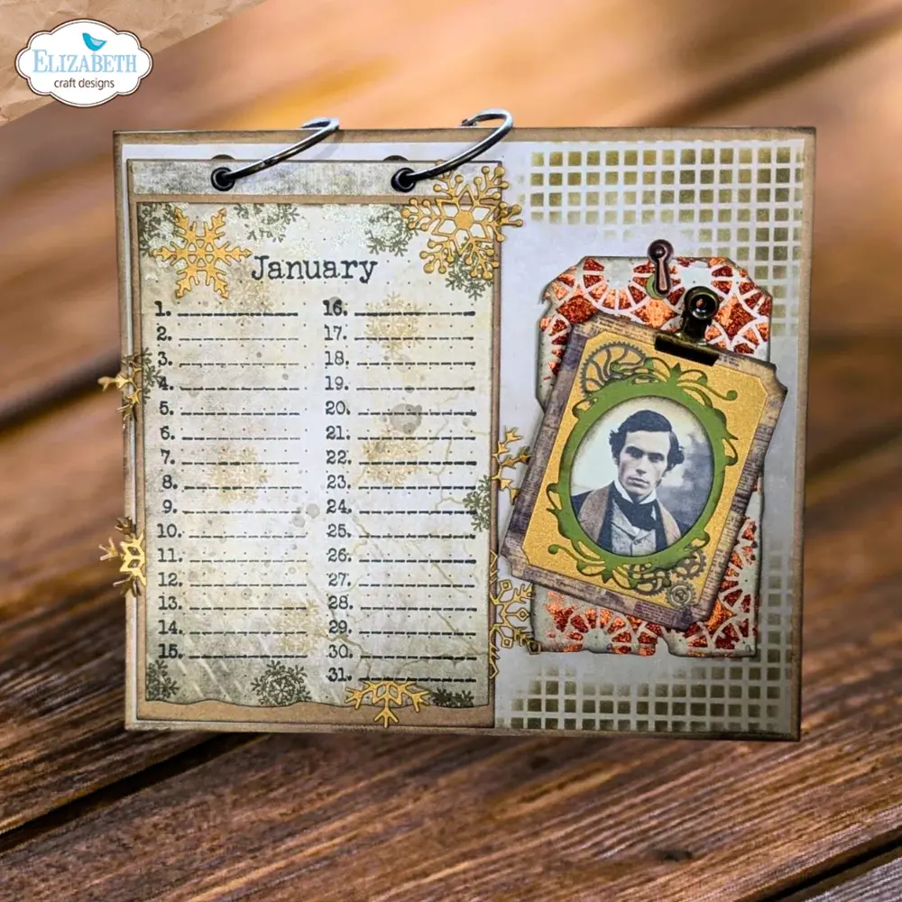 ELIZABETH CRAFT DESIGNS ELIZABETH CRAFT DESIGNS DATES TO REMEMBER CLEAR STAMP SET