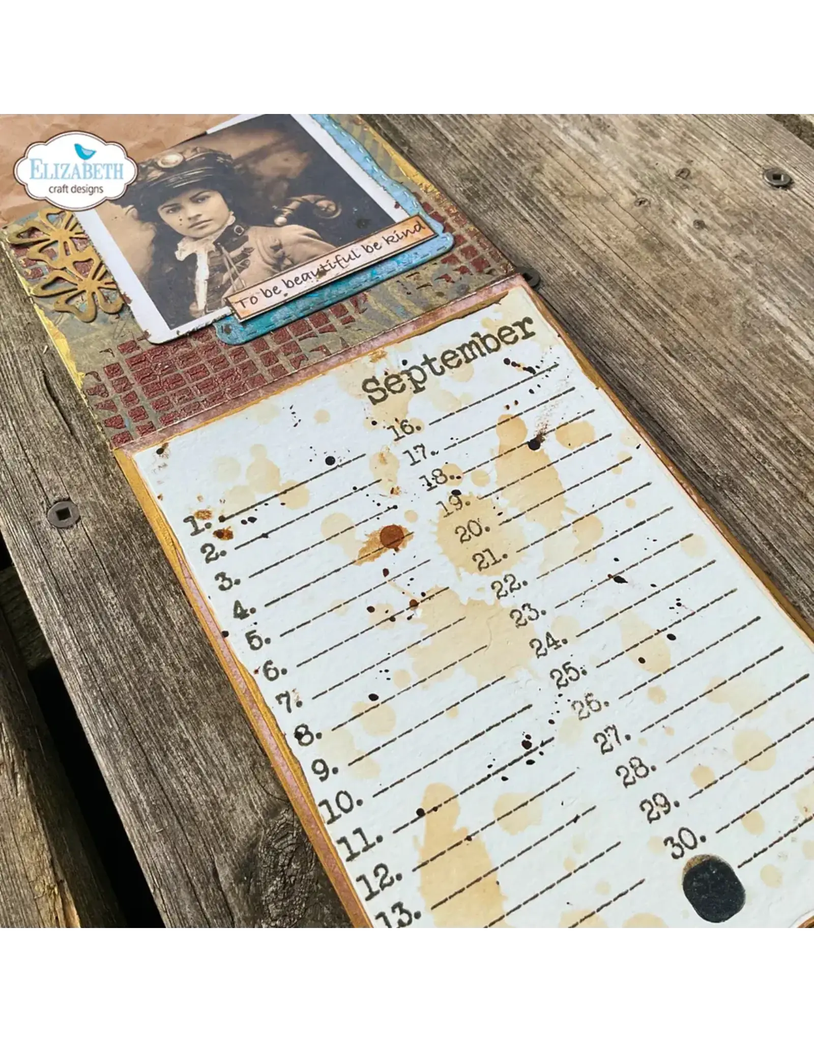 ELIZABETH CRAFT DESIGNS ELIZABETH CRAFT DESIGNS DATES TO REMEMBER CLEAR STAMP SET