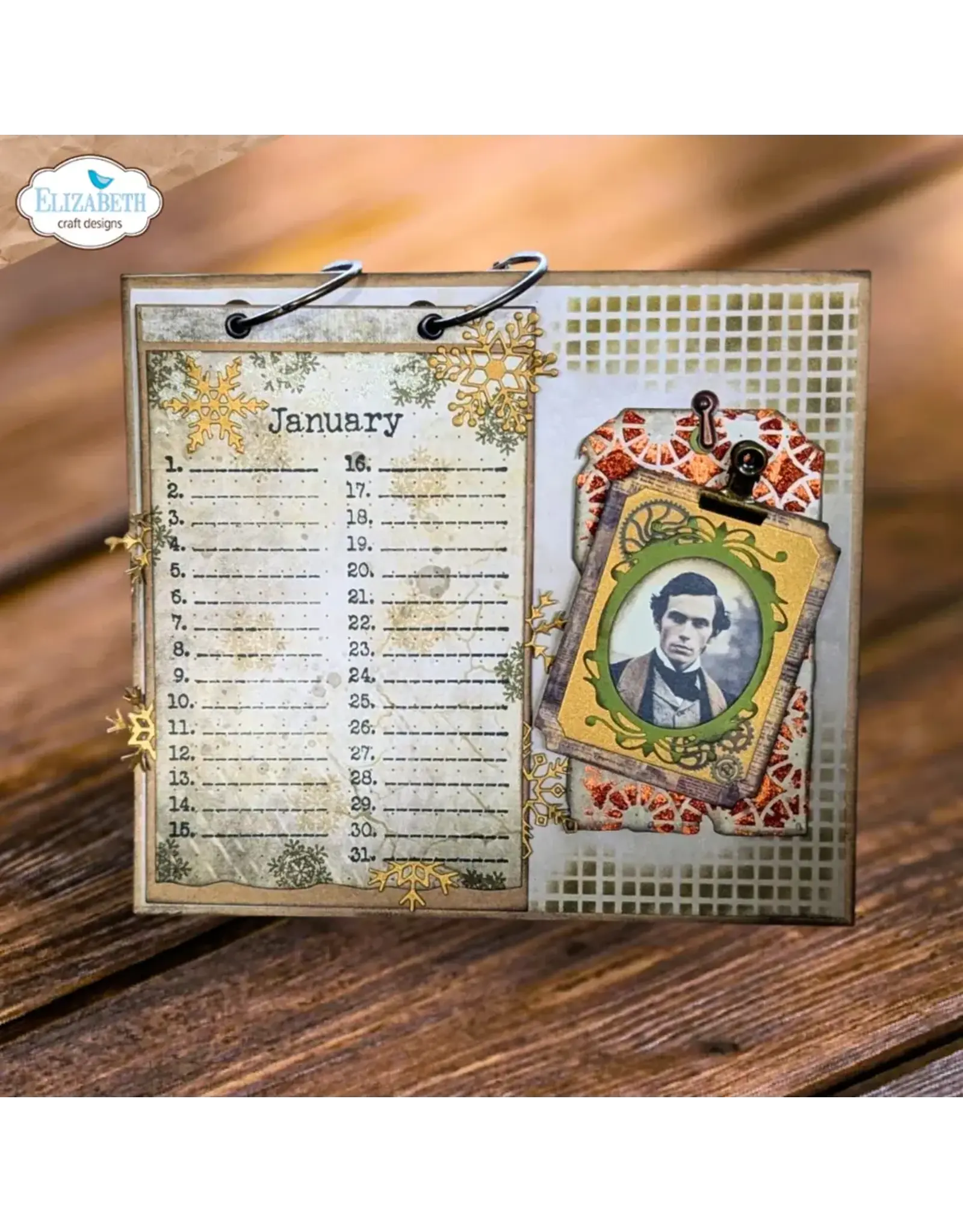 ELIZABETH CRAFT DESIGNS ELIZABETH CRAFT DESIGNS DATES TO REMEMBER CLEAR STAMP SET