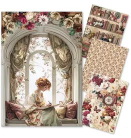 CIAO BELLA CIAO BELLA BOOK LOVER A4 RICE PAPER 4 SHEETS