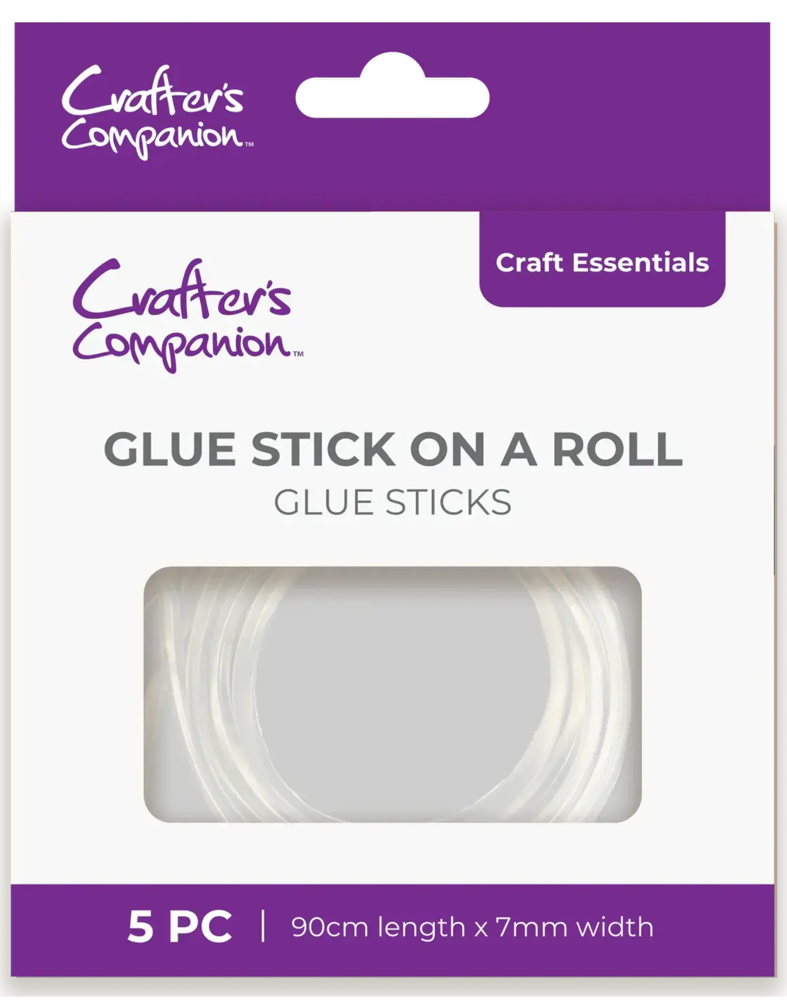 CRAFTERS COMPANION CRAFTER'S COMPANION GLUE STICK ON A ROLL 5/PK