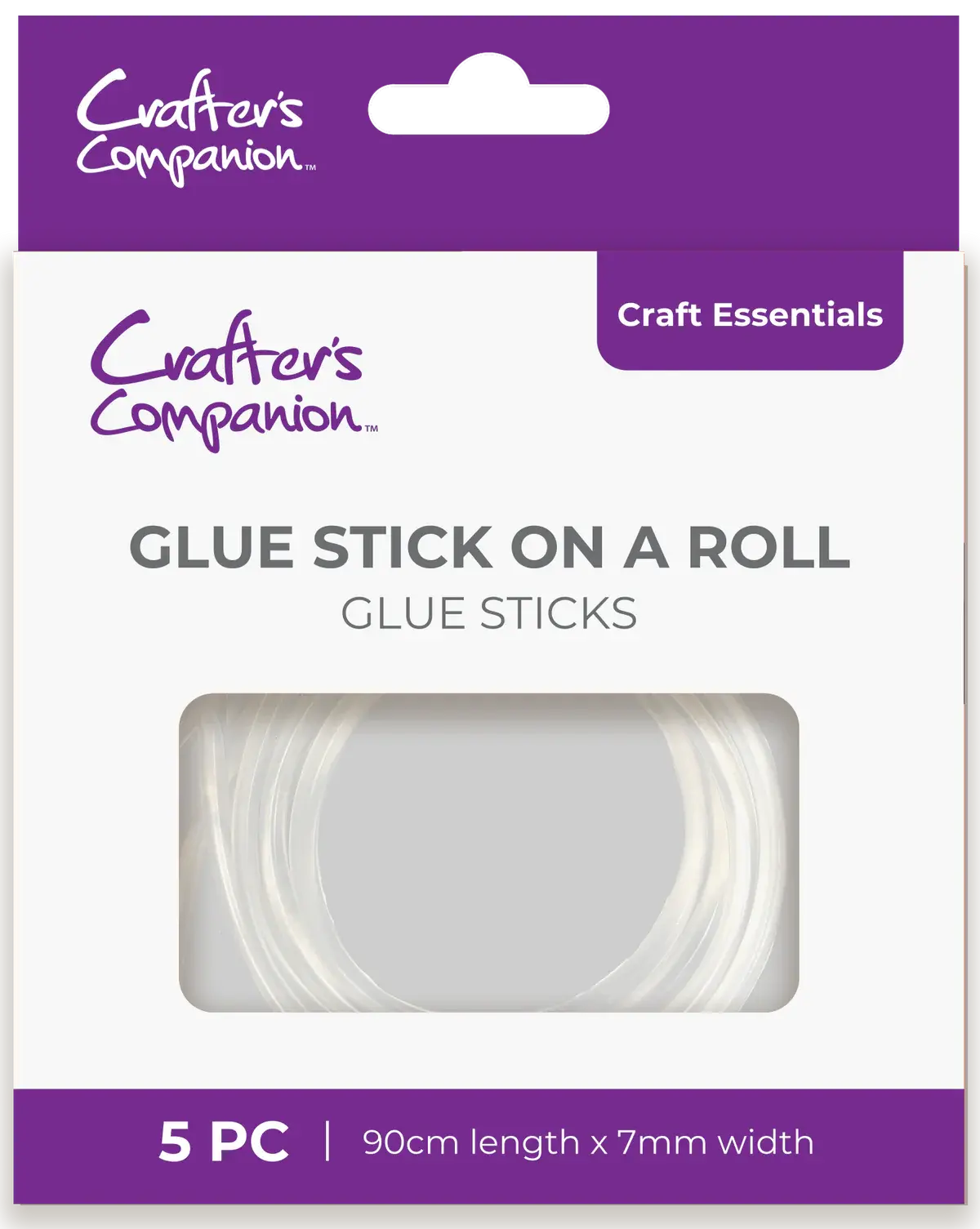 CRAFTERS COMPANION CRAFTER'S COMPANION GLUE STICK ON A ROLL 5/PK