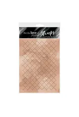 HUNKYDORY CRAFTS LTD. HUNKYDORY FOR THE LOVE OF STAMPS STITCHED TRELLIS BACKGROUND CLEAR STAMP