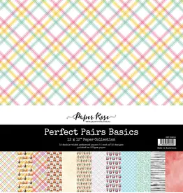 PAPER ROSE PAPER ROSE PERFECT PAIRS 12x12 BASICS PAPER COLLECTION