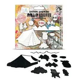 AALL & CREATE AALL & CREATE #103 CAMPOUT MAGIC DIE SET