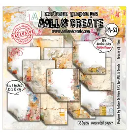 AALL & CREATE AALL & CREATE AUTOUR DE MWA & CO #53 TRACES OF TIME 6x6 DOUBLE-SIDED DESIGN PAPERS 10/PK