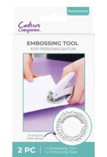 CRAFTERS COMPANION CRAFTER'S COMPANION EMBOSSING TOOL & PRESS PLATES 3PC SET