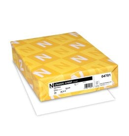 NEENAH NEENAH SOLAR WHITE 8.5x11 CARDSTOCK 250/PACK