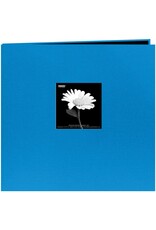 PIONEER PIONEER FABRIC MEMORY BOOK SKY BLUE POST-BOUND 12X12 ALBUM WITH WINDOW