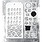 STAMPERS ANONYMOUS STAMPERS ANONYMOUS TIM HOLTZ NOTE QUOTES MIXED MEDIA CLEAR STAMP SET & STENCIL