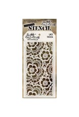 STAMPERS ANONYMOUS STAMPERS ANONYMOUS TIM HOLTZ LACE LAYERING STENCIL