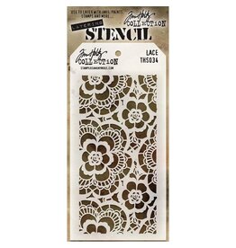 STAMPERS ANONYMOUS STAMPERS ANONYMOUS TIM HOLTZ LACE LAYERING STENCIL