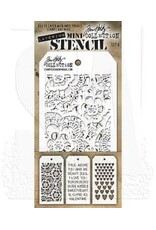 STAMPERS ANONYMOUS STAMPERS ANONYMOUS TIM HOLTZ MINI LAYERING STENCIL SET 6 3/PK