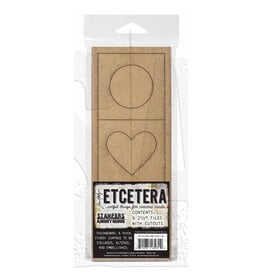 STAMPERS ANONYMOUS STAMPERS ANONYMOUS TIM HOLTZ LARGE CUTOUT ETCETERA TILES