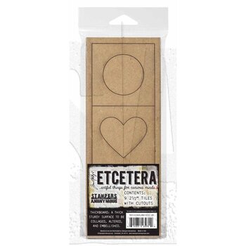 STAMPERS ANONYMOUS STAMPERS ANONYMOUS TIM HOLTZ LARGE CUTOUT ETCETERA TILES