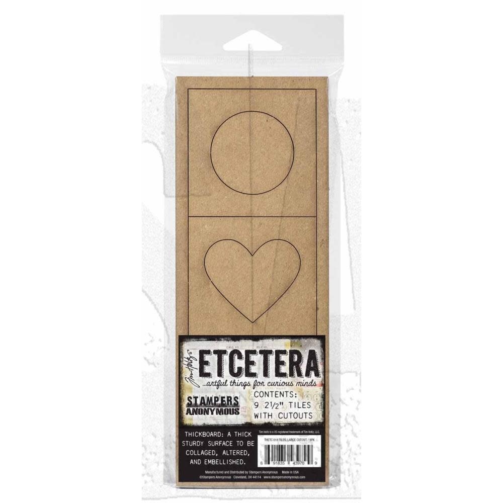 STAMPERS ANONYMOUS STAMPERS ANONYMOUS TIM HOLTZ LARGE CUTOUT ETCETERA TILES
