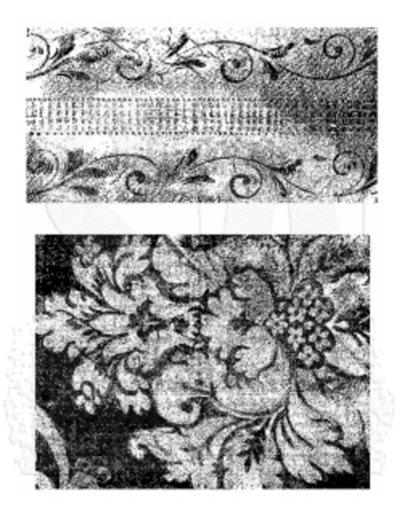 STAMPERS ANONYMOUS STAMPERS ANONYMOUS TIM HOLTZ WEATHERED TEXTILES CLING STAMP SET