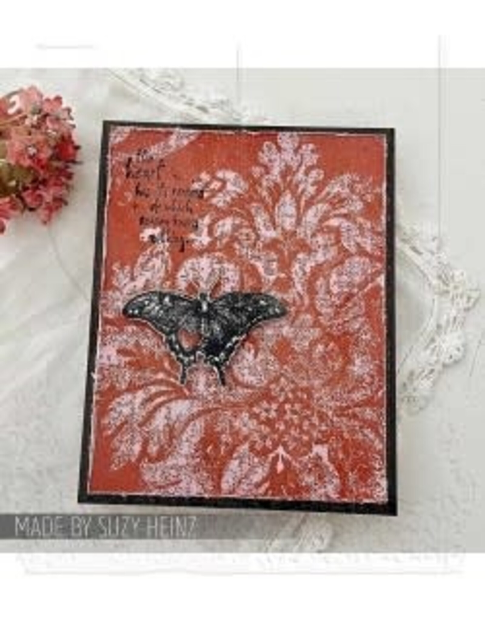 STAMPERS ANONYMOUS STAMPERS ANONYMOUS TIM HOLTZ WEATHERED TEXTILES CLING STAMP SET