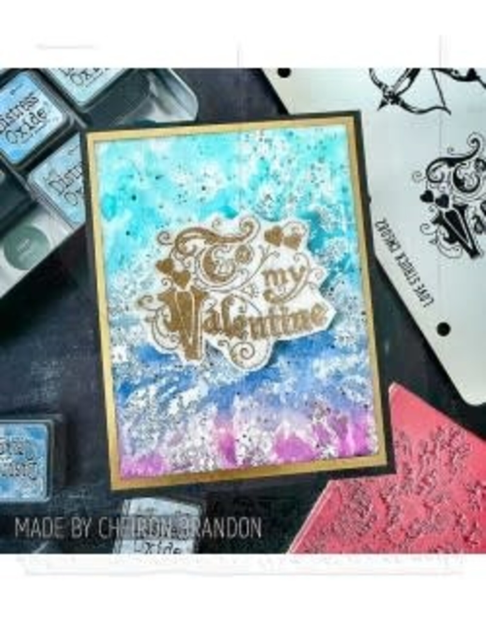 STAMPERS ANONYMOUS STAMPERS ANONYMOUS TIM HOLTZ WEATHERED TEXTILES CLING STAMP SET