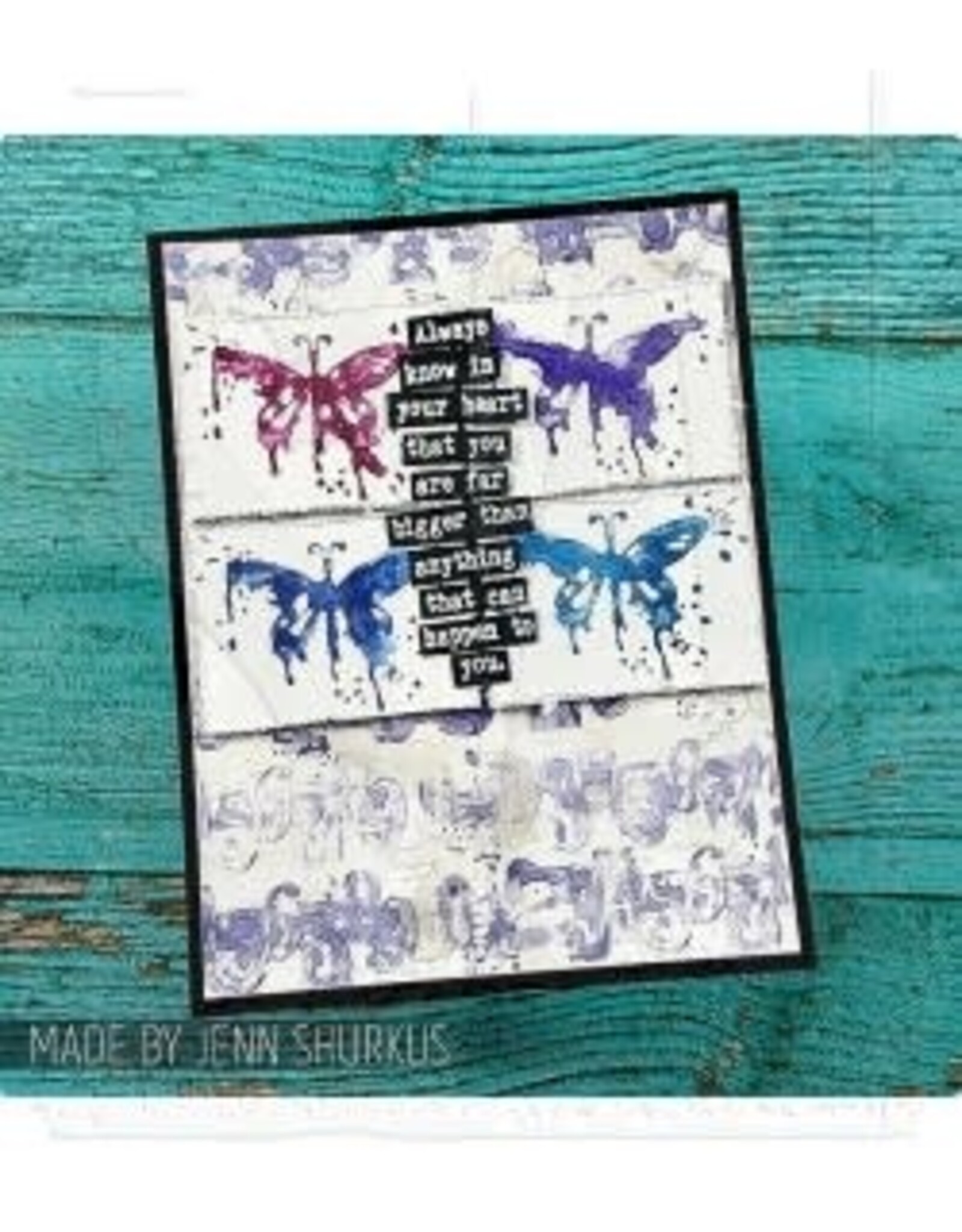 STAMPERS ANONYMOUS STAMPERS ANONYMOUS TIM HOLTZ URBAN CHIC CLING STAMP SET