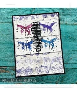 STAMPERS ANONYMOUS STAMPERS ANONYMOUS TIM HOLTZ URBAN CHIC CLING STAMP SET