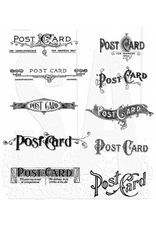 STAMPERS ANONYMOUS STAMPERS ANONYMOUS TIM HOLTZ POSTCARDS CLING STAMP SET