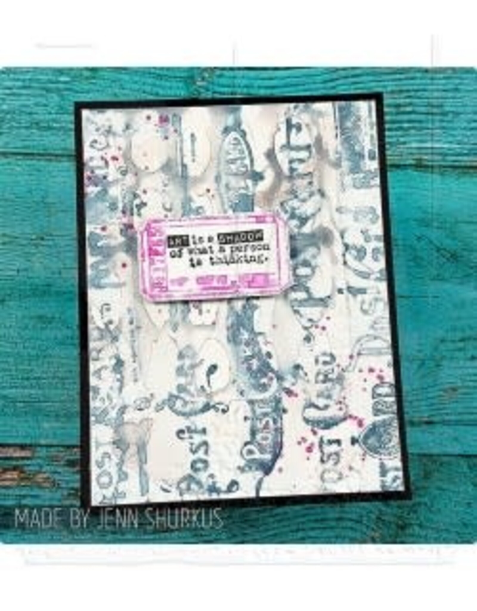 STAMPERS ANONYMOUS STAMPERS ANONYMOUS TIM HOLTZ POSTCARDS CLING STAMP SET