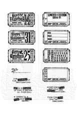 STAMPERS ANONYMOUS STAMPERS ANONYMOUS TIM HOLTZ ODDS AND ENDS CLING STAMP SET