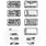 STAMPERS ANONYMOUS STAMPERS ANONYMOUS TIM HOLTZ ODDS AND ENDS CLING STAMP SET