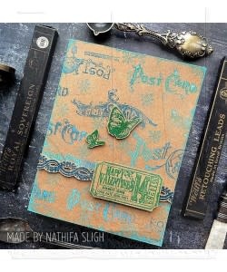 STAMPERS ANONYMOUS STAMPERS ANONYMOUS TIM HOLTZ ODDS AND ENDS CLING STAMP SET