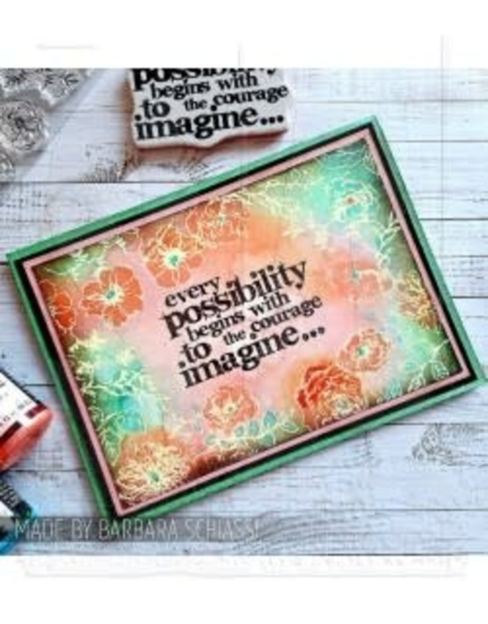 STAMPERS ANONYMOUS STAMPERS ANONYMOUS TIM HOLTZ STUFF TO SAY CLING STAMP SET