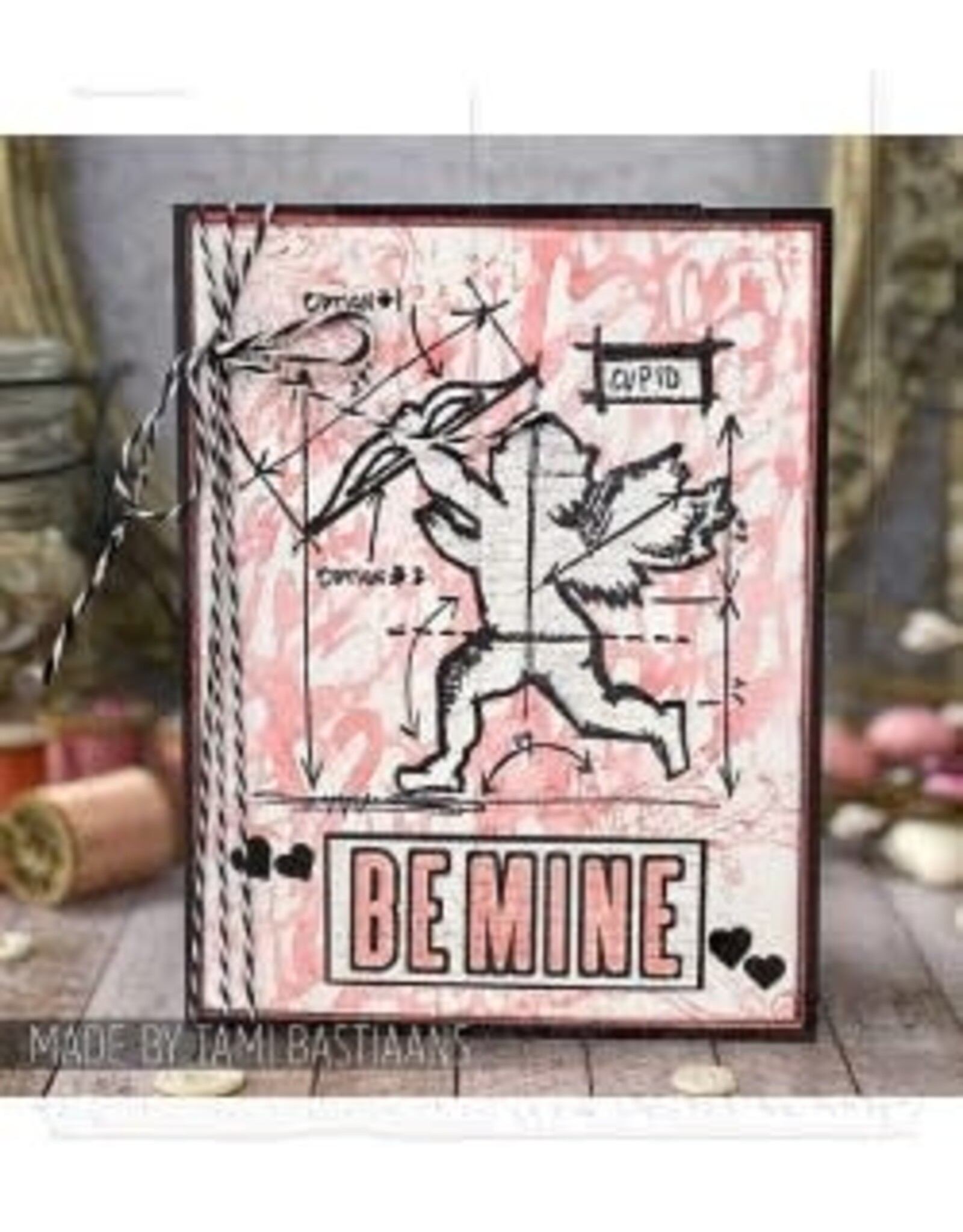 STAMPERS ANONYMOUS STAMPERS ANONYMOUS TIM HOLTZ VALENTINE BLUEPRINT CLING STAMP SET