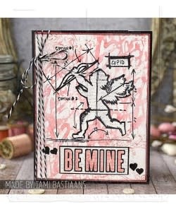 STAMPERS ANONYMOUS STAMPERS ANONYMOUS TIM HOLTZ VALENTINE BLUEPRINT CLING STAMP SET