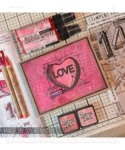 STAMPERS ANONYMOUS STAMPERS ANONYMOUS TIM HOLTZ VALENTINE BLUEPRINT CLING STAMP SET
