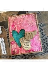STAMPERS ANONYMOUS STAMPERS ANONYMOUS TIM HOLTZ VALENTINE SILHOUETTES CLING STAMP SET