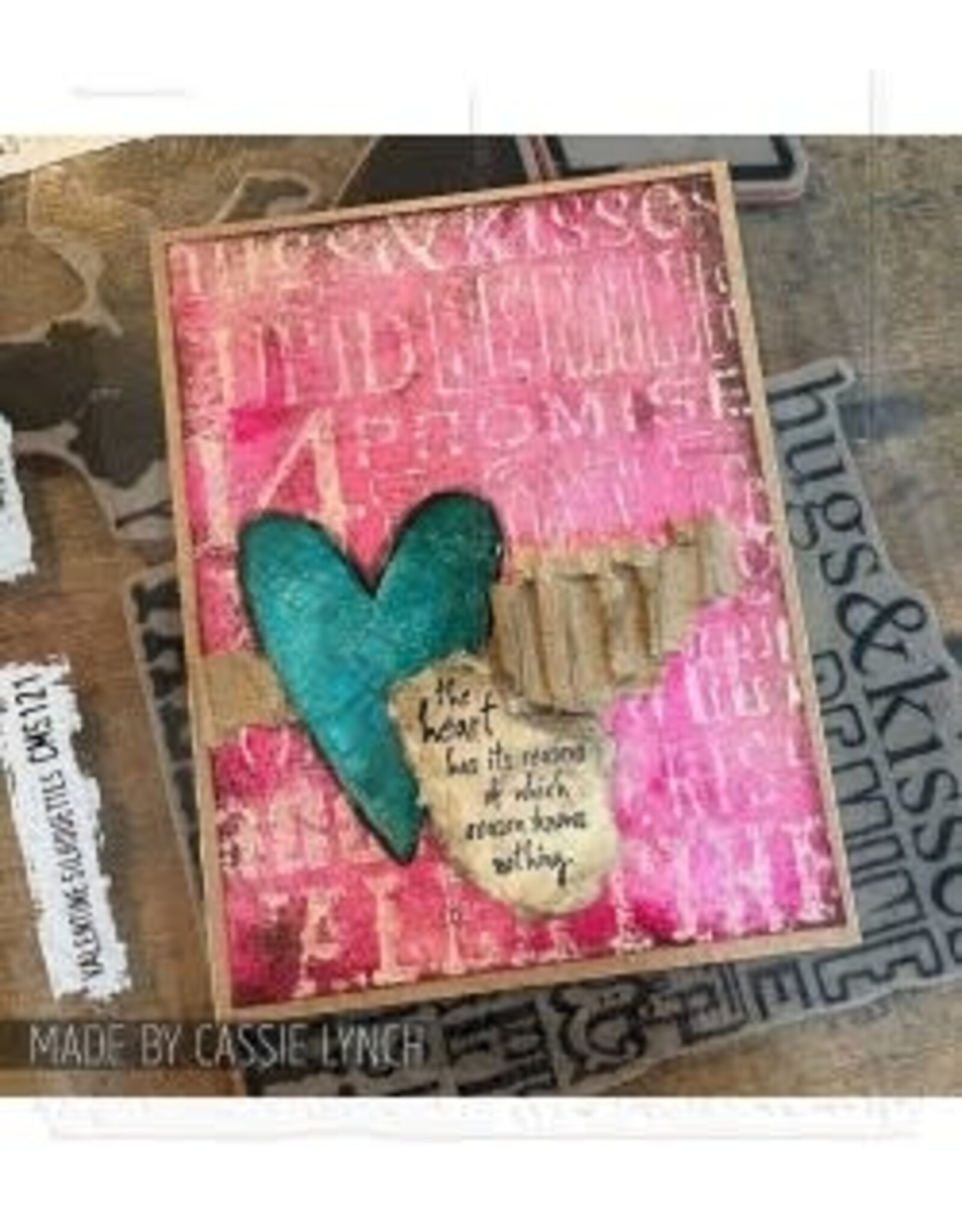 STAMPERS ANONYMOUS STAMPERS ANONYMOUS TIM HOLTZ VALENTINE SILHOUETTES CLING STAMP SET