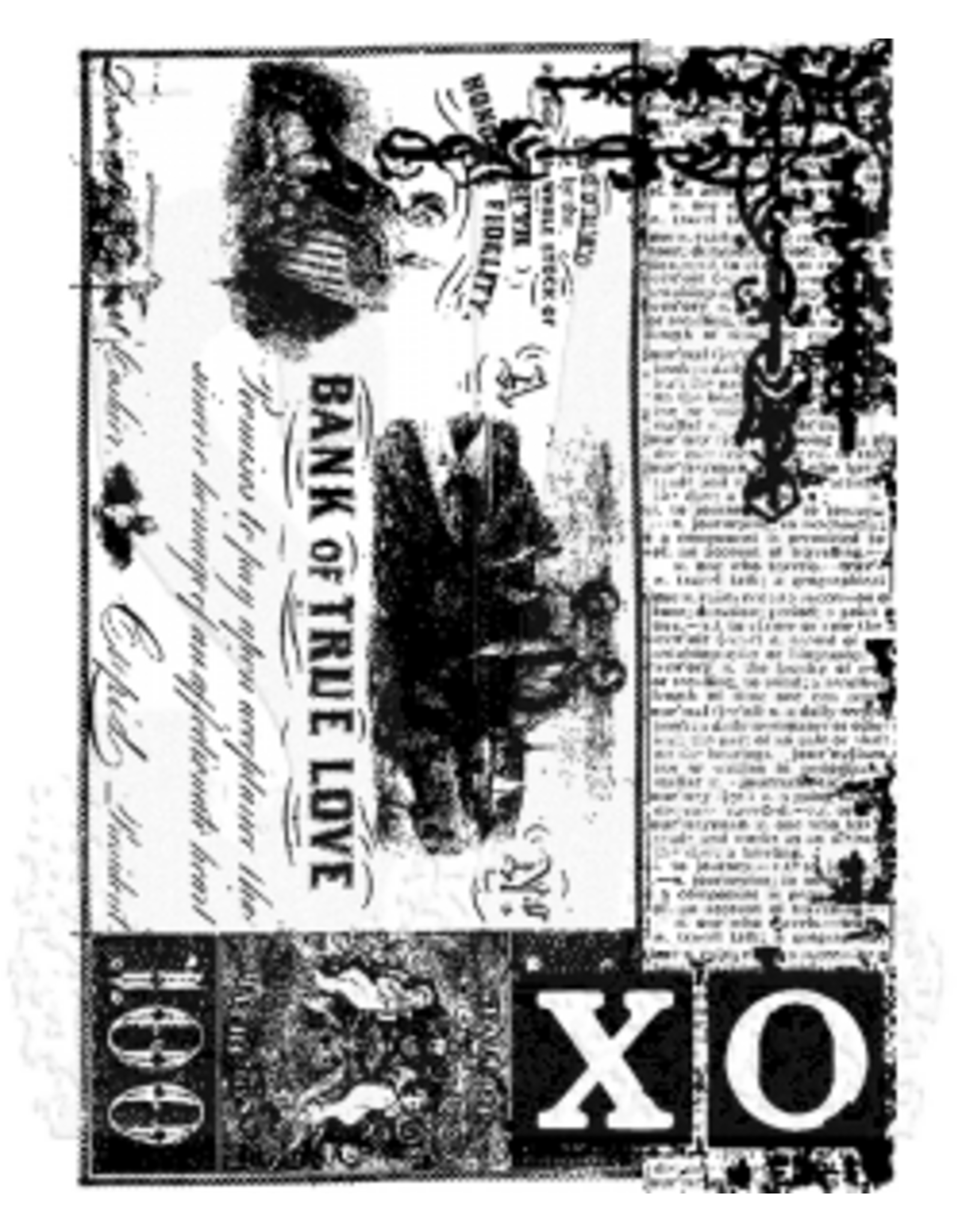 STAMPERS ANONYMOUS STAMPERS ANONYMOUS TIM HOLTZ COMPONENTS LOVE CLING STAMP