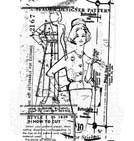 STAMPERS ANONYMOUS STAMPERS ANONYMOUS TIM HOLTZ COMPONENTS VOGUE CLING STAMP