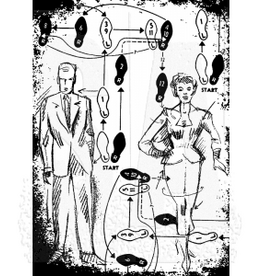 STAMPERS ANONYMOUS STAMPERS ANONYMOUS TIM HOLTZ COMPONENTS DANCE CLING STAMP