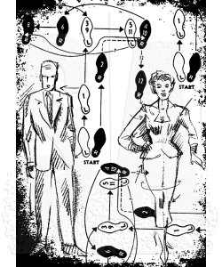 STAMPERS ANONYMOUS STAMPERS ANONYMOUS TIM HOLTZ COMPONENTS DANCE CLING STAMP