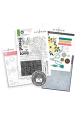 ALTENEW ALTENEW CRAFT YOUR LIFE PROJECT KIT: STITCHED WITH LOVE CLEAR STAMP, STENCIL SET, 3D EMBOSSING FOLDER AND DIE SET BUNDLE