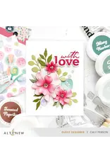 ALTENEW ALTENEW CRAFT YOUR LIFE PROJECT KIT: STITCHED WITH LOVE CLEAR STAMP, STENCIL SET, 3D EMBOSSING FOLDER AND DIE SET BUNDLE