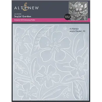 ALTENEW ALTENEW JOYFUL GARDEN 3D EMBOSSING FOLDER