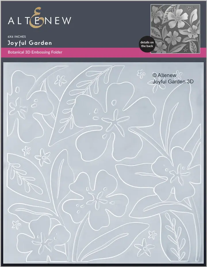 ALTENEW ALTENEW JOYFUL GARDEN 3D EMBOSSING FOLDER