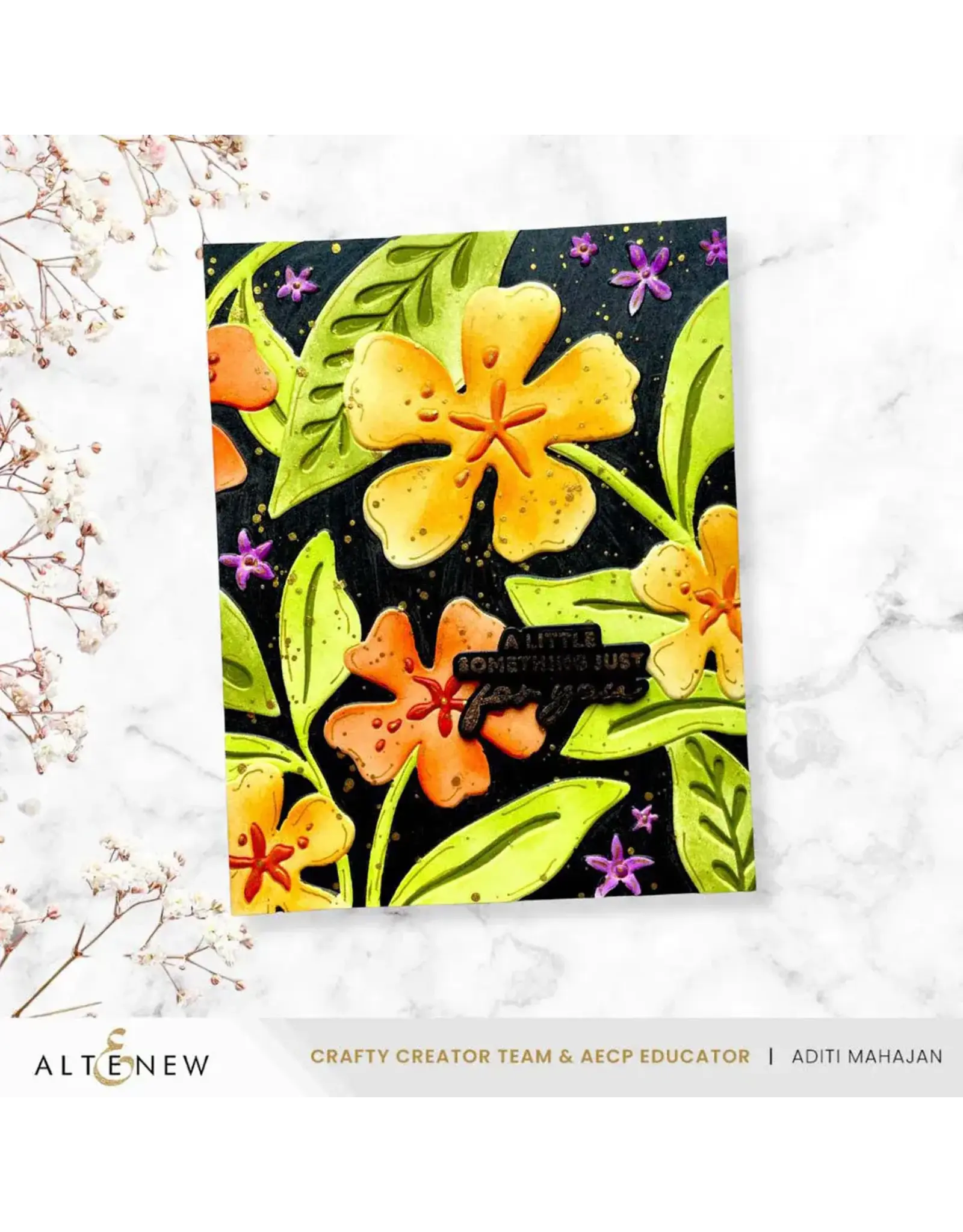 ALTENEW ALTENEW JOYFUL GARDEN 3D EMBOSSING FOLDER