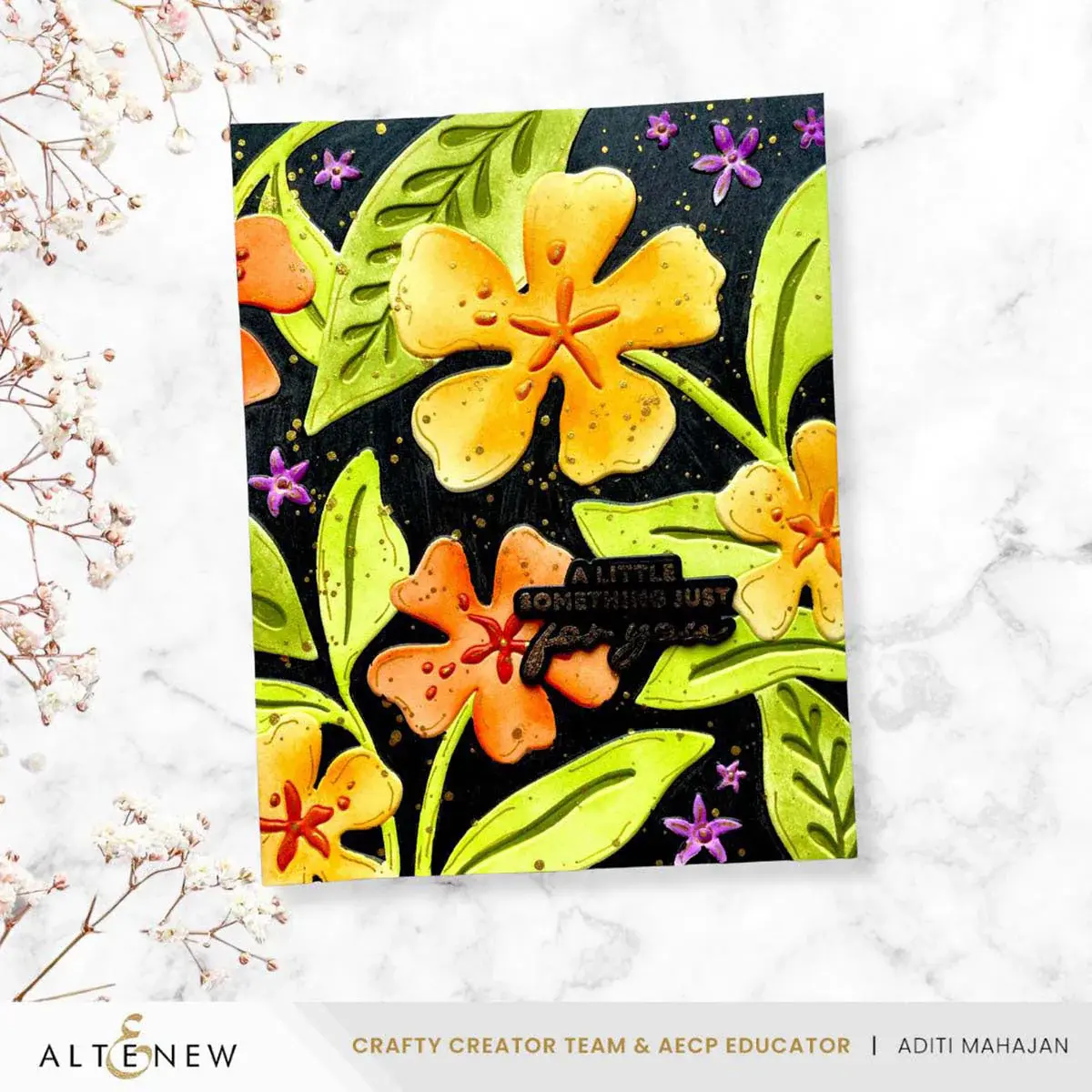 ALTENEW ALTENEW JOYFUL GARDEN 3D EMBOSSING FOLDER