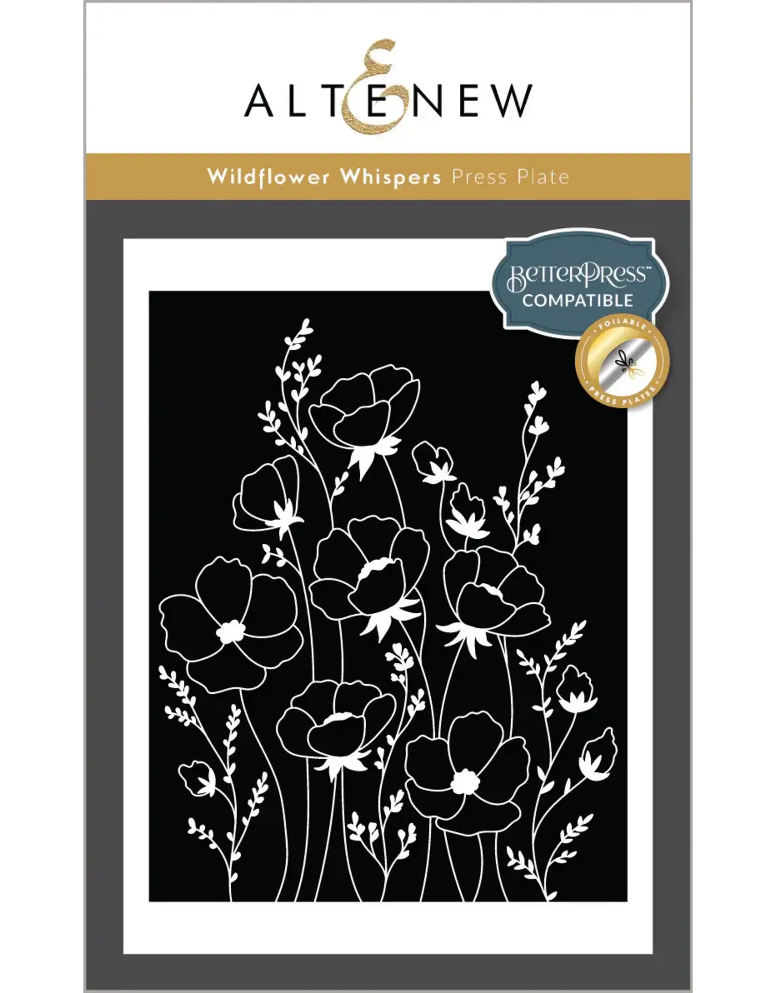 ALTENEW ALTENEW BETTERPRESS WILDFLOWER WHISPERS PRESS PLATES