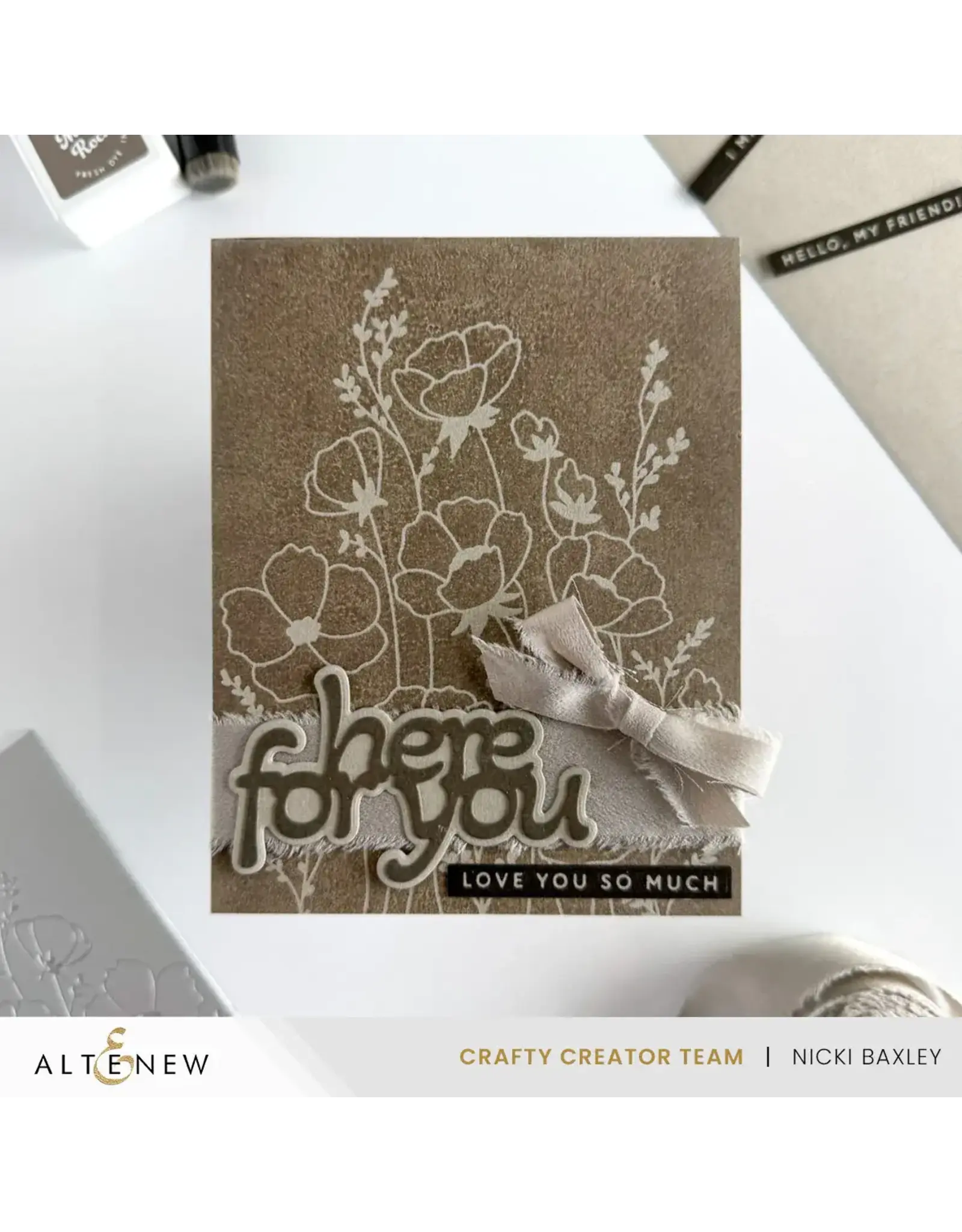 ALTENEW ALTENEW BETTERPRESS WILDFLOWER WHISPERS PRESS PLATES