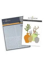 ALTENEW ALTENEW TEXTURED VASES 3D EMBOSSING FOLDER AND DIE SET