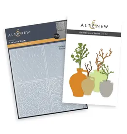 ALTENEW ALTENEW TEXTURED VASES 3D EMBOSSING FOLDER AND DIE SET
